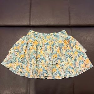 Floral Mini Skirt